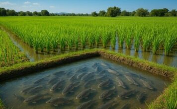 เลี้ยงปลาในนาข้าวแบบผสมผสาน เพิ่มคุณค่าให้เกษตรกรไทย เลี้ยงปลาในนาข้าวแบบยั่งยืน