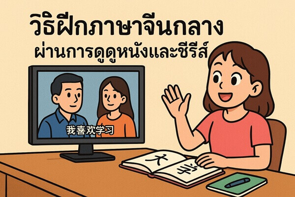 วิธีฝึกภาษาจีนกลาง ผ่านการดูหนังและซีรีส์ (Series)