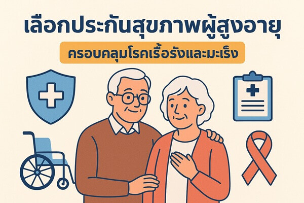 วิธีเลือกประกันสุขภาพผู้สูงอายุ ที่ครอบคลุมโรคเรื้อรังและมะเร็ง