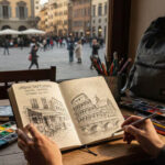 เริ่มต้น Urban Sketching (วาดภาพเมือง) บันทึกการเดินทาง