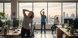 นั่งโต๊ะทำงานวันละหลายชั่วโมง ส่งผลต่อคอและบ่าอย่างไร พร้อมแนวทางออกกำลังกายที่เหมาะสม ท่าออกกำลังกายแก้ปวดคอ และบ่าสำหรับคนที่นั่งโต๊ะทำงานนาน